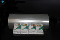L'OIN a délivré un certificat le film d'emballage de PVC de 25 microns pour la boîte nue de cigarette longue s'enveloppant comme boîte externe