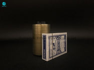 Bande de bande de larme d'or de matériaux de BOPP pour l'emballage de boîte à cartes de jeu de cigarette avec l'adhésif latéral simple