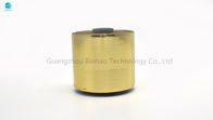 Cigarette métallisée par or emballant le ruban adhésif de bande de larme facile dans la bobine d'identification de 152mm