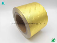 Papier d'aluminium stratifié par aluminium d'or de surface de givrage de cigarette de chocolat de nourriture de 8011 alliages