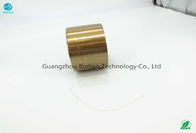 Ligne pouce 0.8mm d'or de la longueur 10cm de noyau de bande de bande de larme d'or de Signle