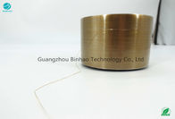 Ligne adhésive sensible diamètre intérieur 30mm d'or de la bande BOPP de larme de chocolat de matériaux
