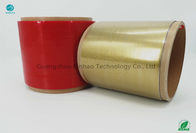 longueur 152mm de noyau de bande de bande de larme de 5mm rouge et couleur d'or