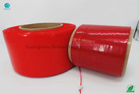 Grande bande rouge de bande de larme pour des matériaux de MOPP de taille du paquet exprès 4.0mm