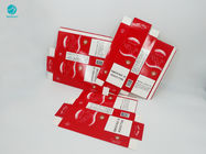 Le fond rouge conçoivent le carton en fonction du client pour la caisse d'emballage de tabagisme de porte-cigarettes