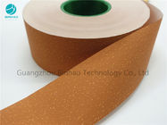 Papier chaud de Cork Tipping Paper Filter Rolling de cigarette d'aluminium d'estampillage de couleur jaune