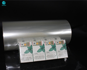 film de empaquetage transparent de PVC d'épaisseur de 25 microns pour l'emballage nu de boîte de cigarette