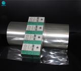 Film d'emballage de PVC de rétrécissement de 5% pour l'emballage nu de boîte de cigarette de tabac