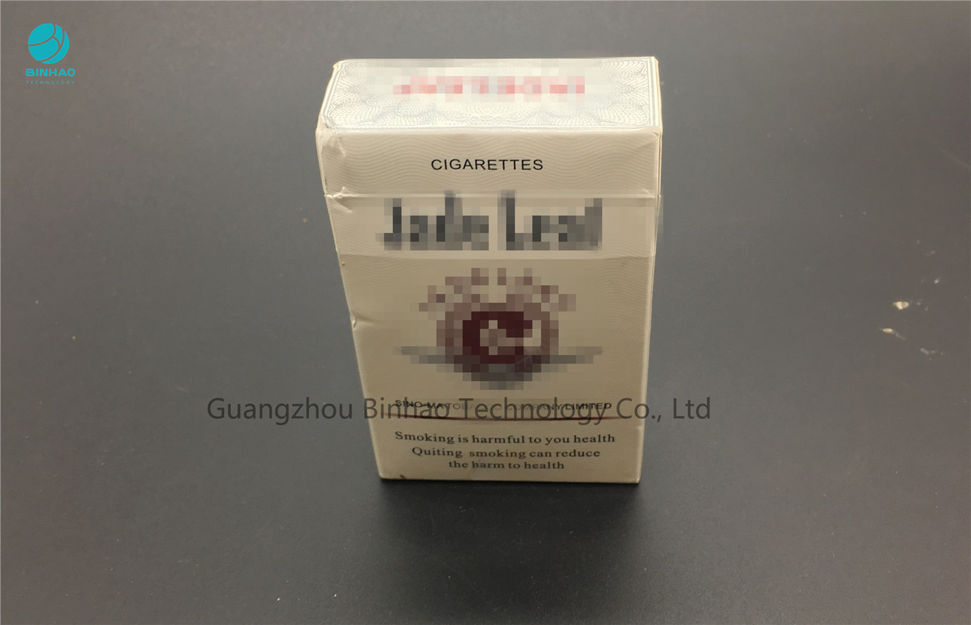 Paquet de tabagisme de rectangle/emballage blanc en ivoire de plaine de tabac de papier de carton