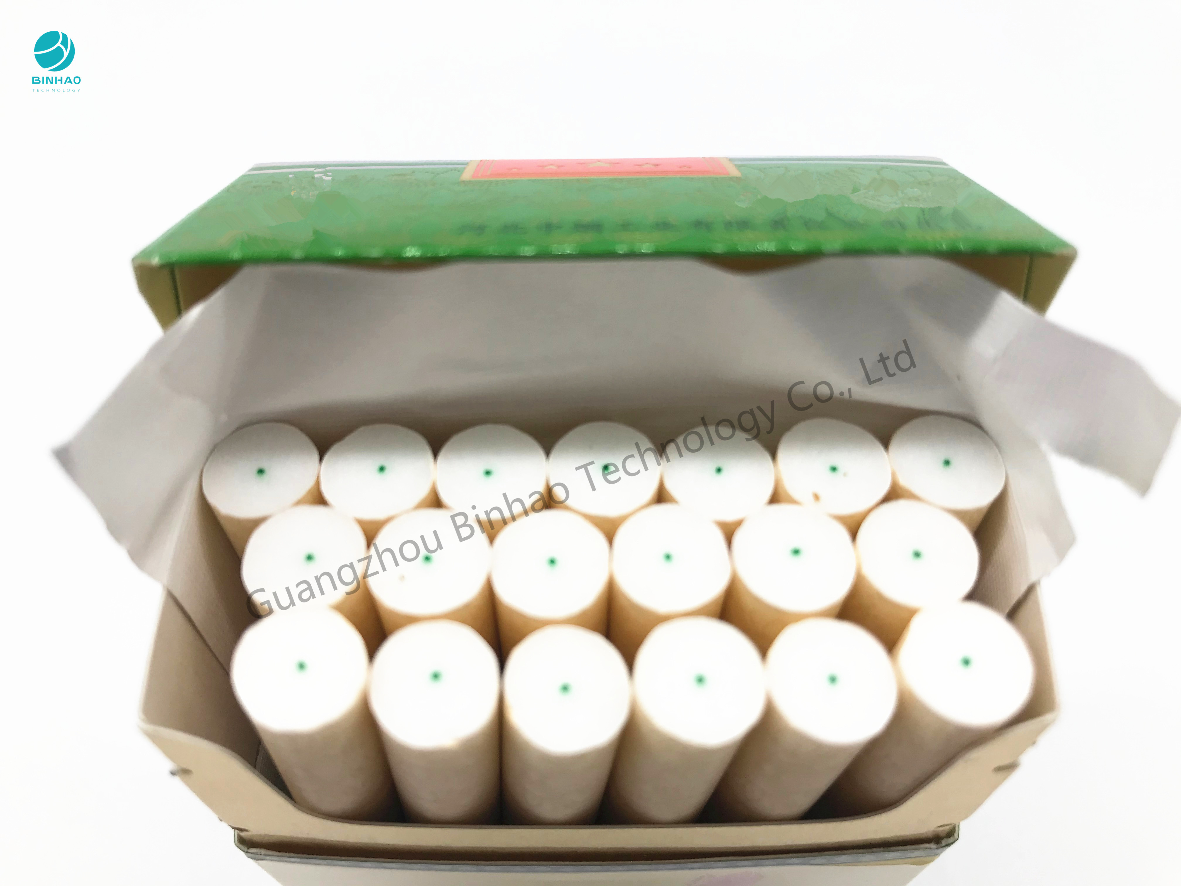 Utilisation mince de Rolls de fil de coton de vert de menthe de doux pour le filtre Rod et l'emballage de cigarette