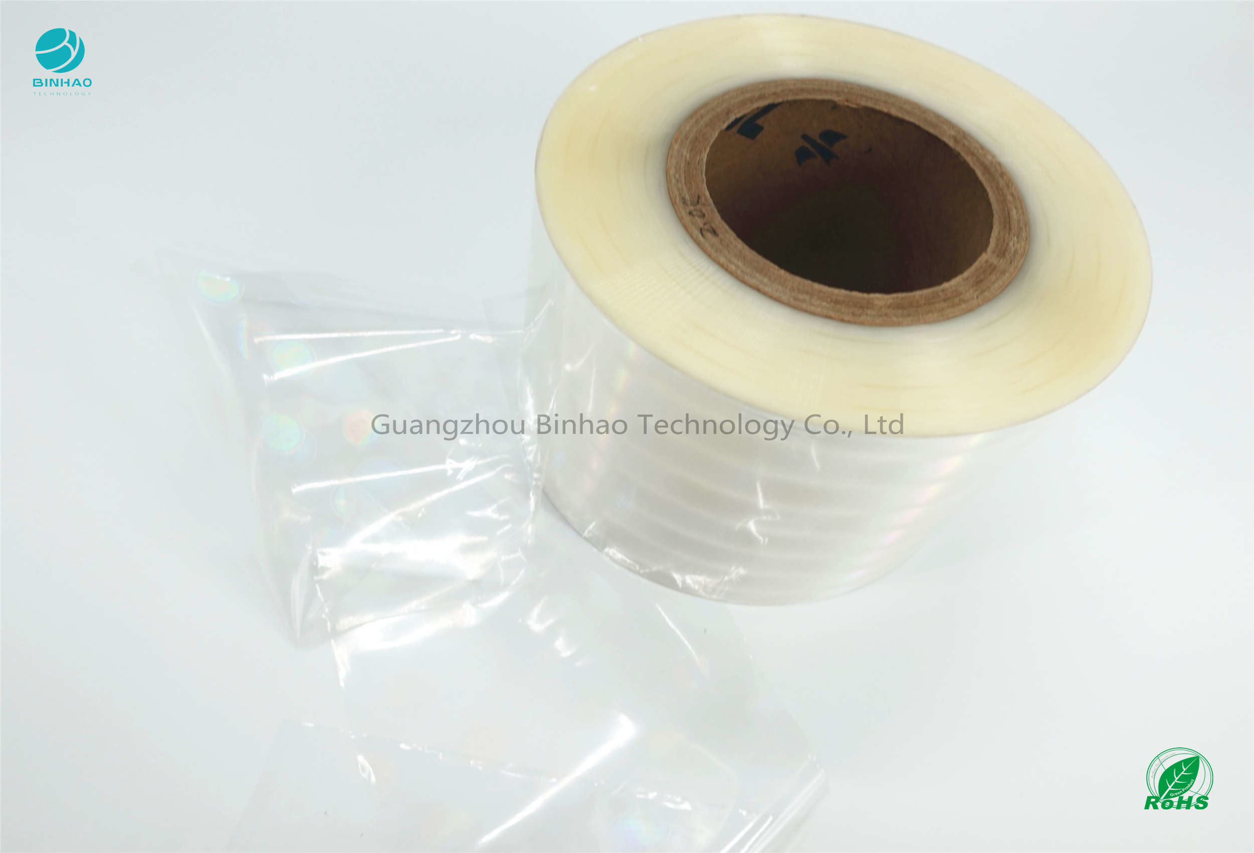Longueur olographe du laser 2500m-3000m de bas de force adhésive du tabac BOPP film moyen d'emballage