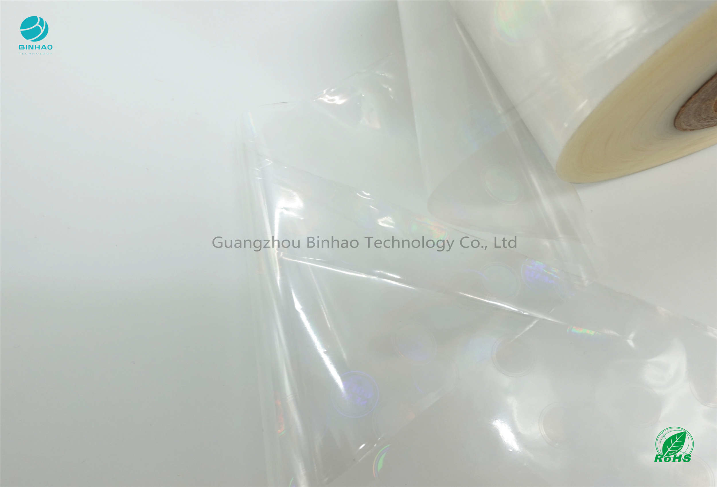 L'emballage olographe thermoscellé double face de cigarette filme/pellicule de polyéthylène orienté biaxialement