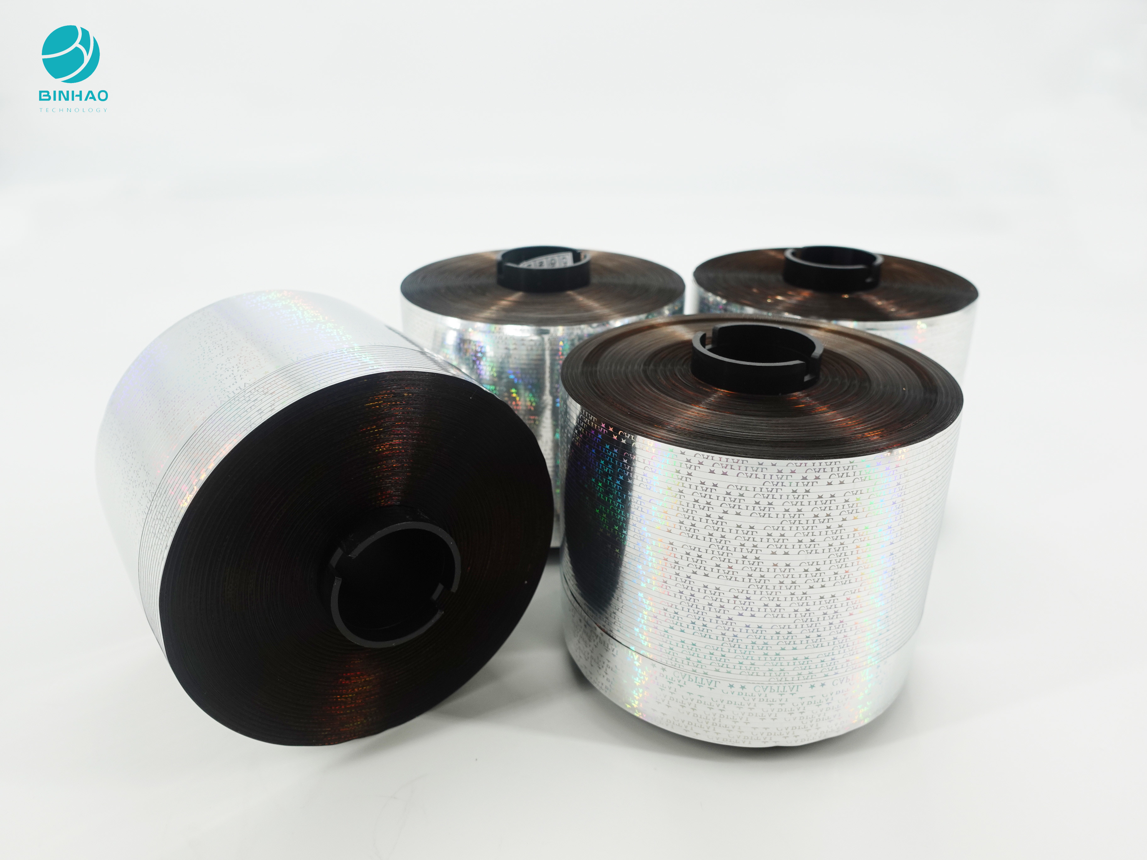 bande imprimée par laser de larme d'emballage de 3mm Logo With Metal Color Outer dans une Rolls