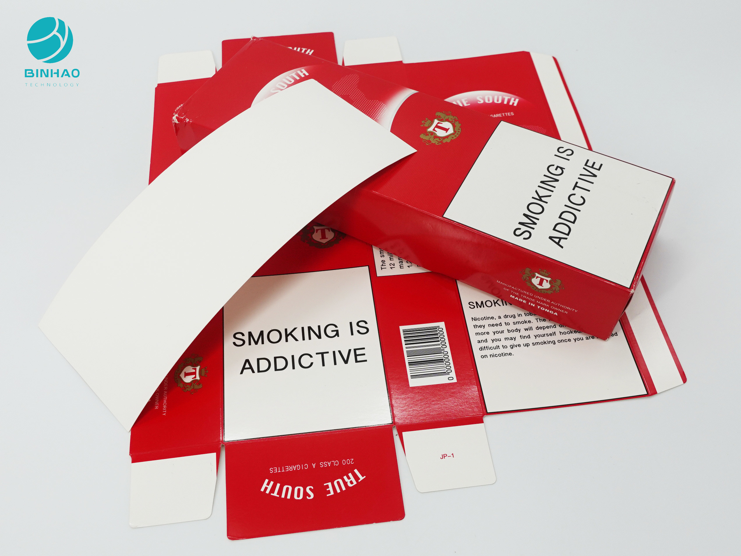 Logo Printed Eco-Friendly Cardboard Cases pour l'emballage de cigarette de tabac