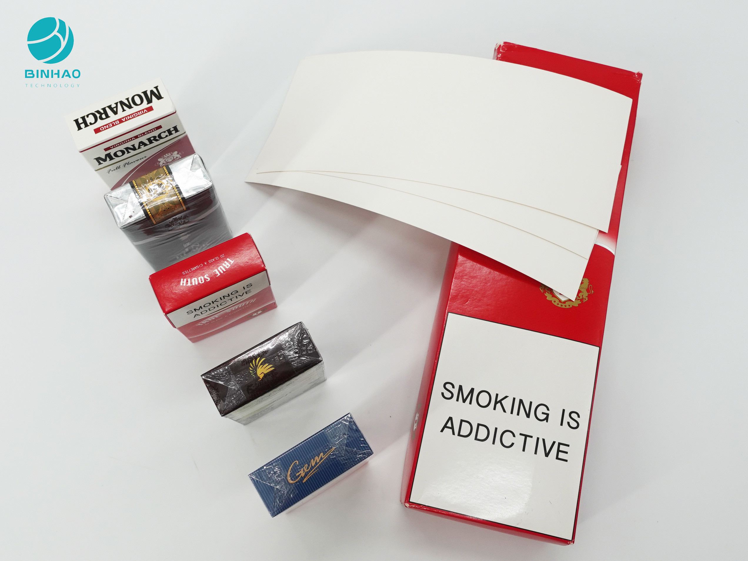 Carton durable de caisse de cigarette de boîte de paquet de tabac avec le logo fait sur commande