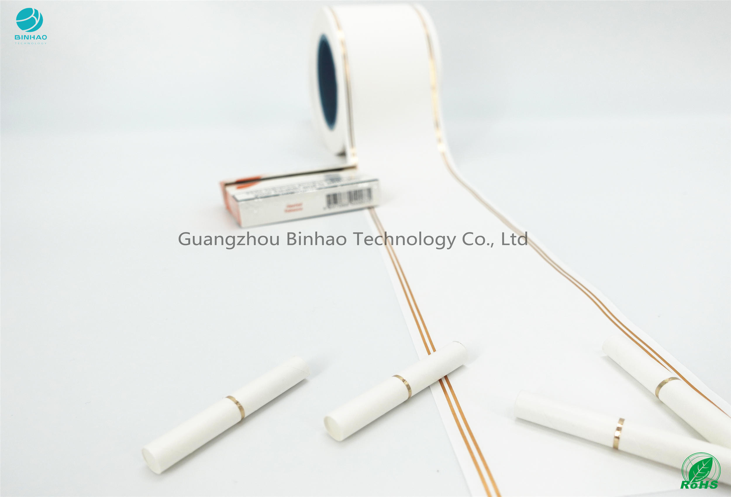 Blanc de plaine avec la largeur de la version 50mm de lèvre inclinant les matériaux de papier de paquet d'E-cigarette de HNB