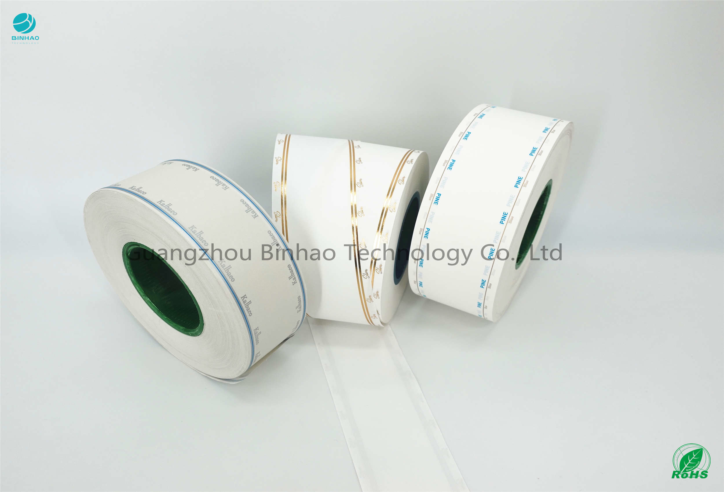 Impression offset d'huile de lustre inclinant le papier filtre de emballage de cigarette de papier Grammage 32-40gsm