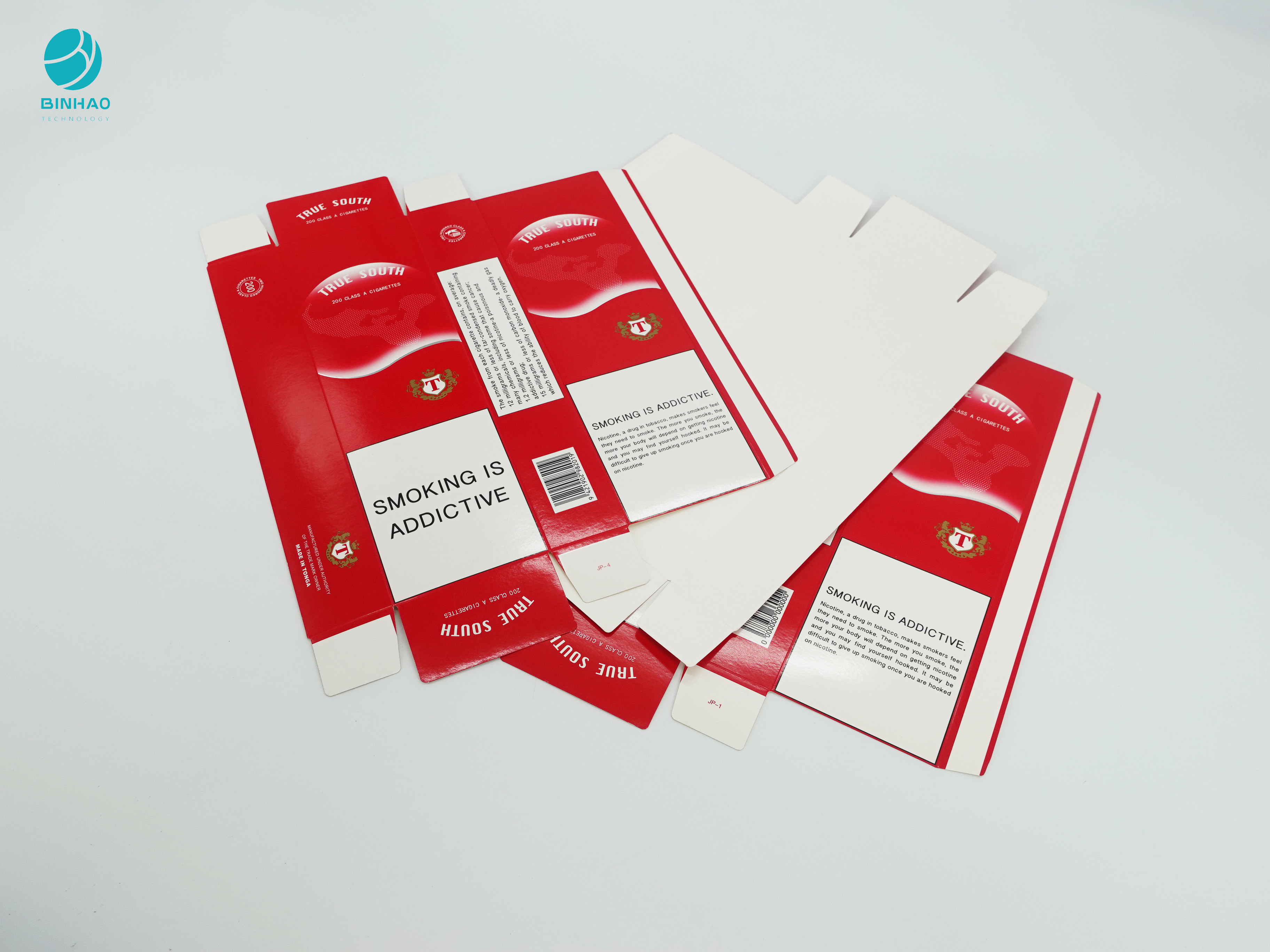 Le carton jetable de cas de paquet de cigarette d'impression offset avec conçoivent en fonction du client