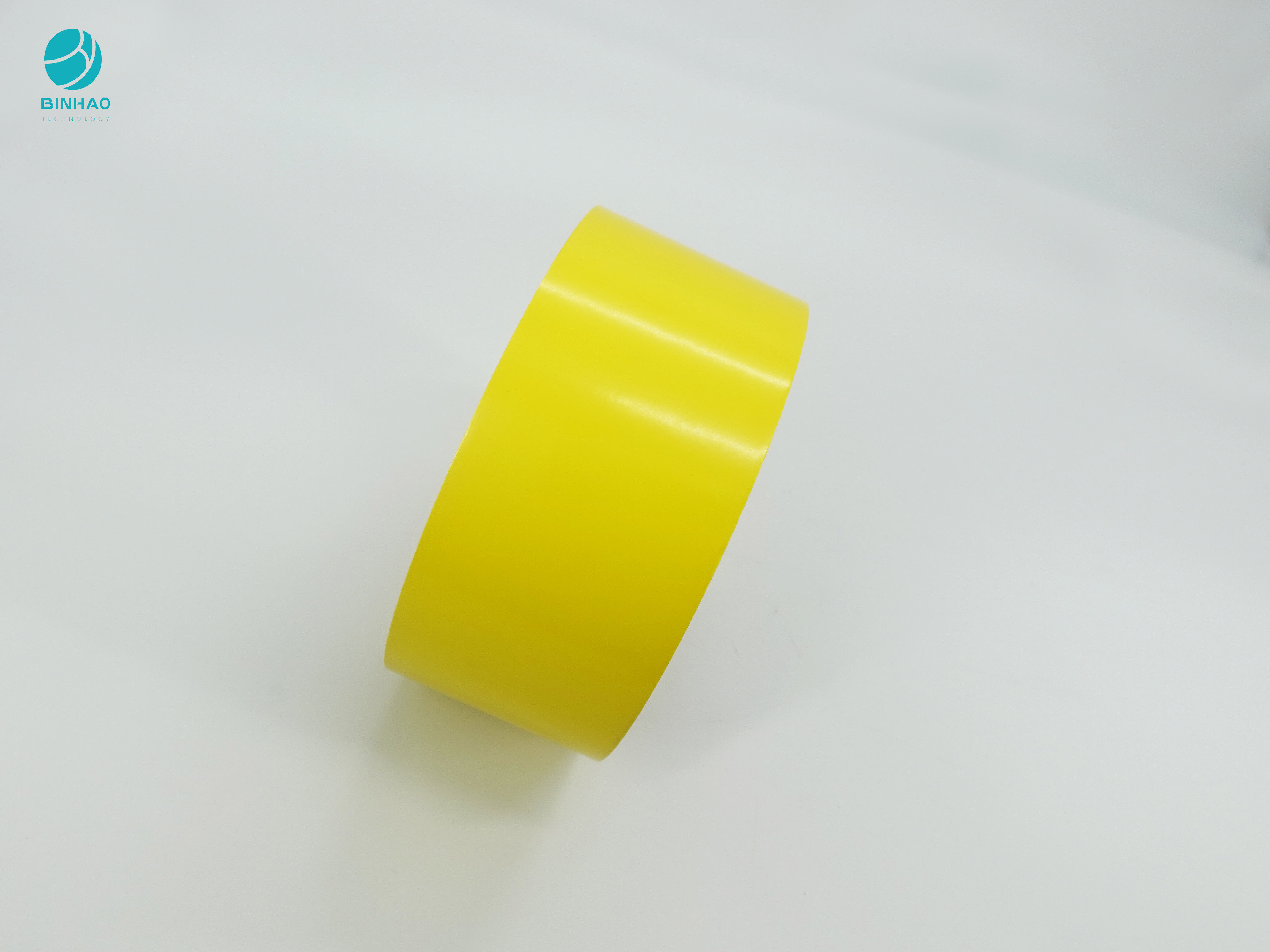 papier intérieur enduit jaune lumineux brillant de cadre de 95mm pour l'emballage de tabac de cigarette