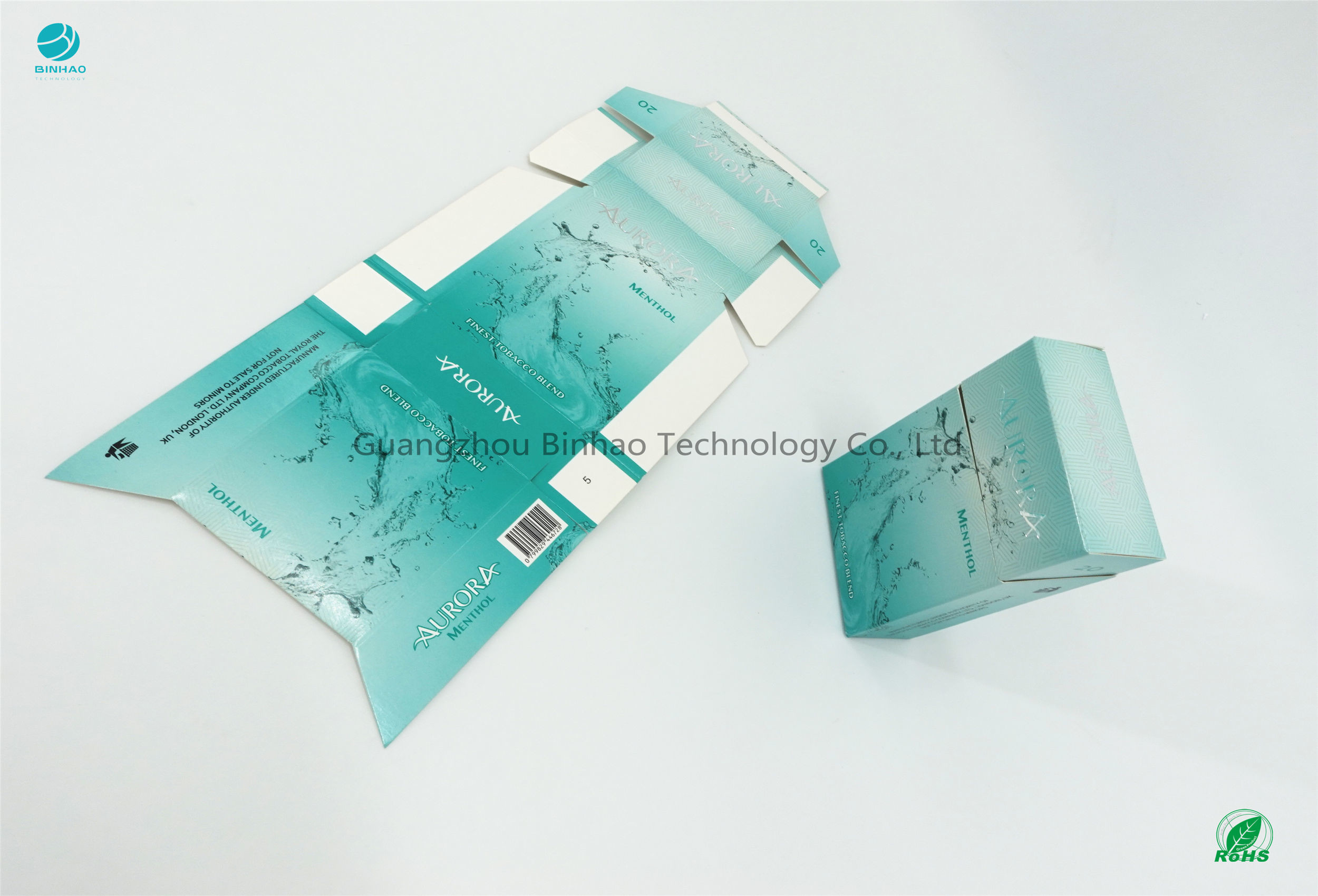 Type de papier extérieur SBS de traitement UV de porte-cigarettes de carton
