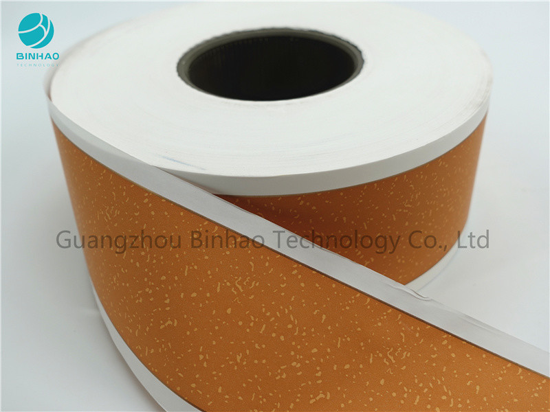 Cigarette Cork Tipping Paper jaune 50 millimètres - filtre Rod Wrapped Paper de 64 millimètres