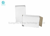 Carton externe intérieur brillant blanc/d'argent carton de porte-cigarettes de tabac adapté aux besoins du client