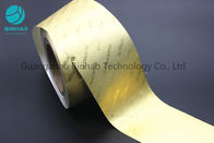Papier d'emballage de relief d'or de papier d'aluminium en aluminium pour l'emballage de cigarette