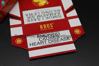 Porte-cigarettes fait sur commande de papier en ivoire, empaquetage de tabac de 25 PCs grand