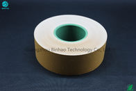 Le papier filtre adapté aux besoins du client de tabac avec de l'or de estampillage chaud raye la largeur de 50mm