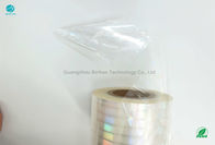 Le film olographe transparent de laser de cigarette de BOPP roulent la stabilité dimensionnelle et la planéité
