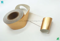Papier dorant de papier aluminium du paquet 58gsm 76mm de cigarette d'or