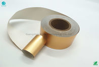 Papier d'or de papier aluminium du tabac 1500mm de la catégorie comestible 55Gsm
