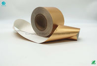 Papier d'or de papier aluminium du tabac 1500mm de la catégorie comestible 55Gsm