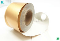 Papier dur de papier aluminium de Matte Tobacco 85mm d'or de la rigidité 50%