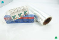 Film clair d'emballage de PVC de la chaleur 76mm de 55% pour le paquet de boîte à tabac