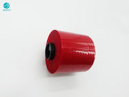 Bande 4mm adhésive rouge-foncé de bande de larme pour l'emballage cosmétique de boîte de cigarette