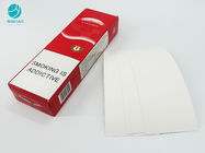 Caisses durables de papier de carton de conception rouge pour l'emballage de boîte à tabac de cigarette