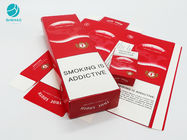 Caisses décoratives de carton de couleur rouge pour des produits du tabac de cigarette