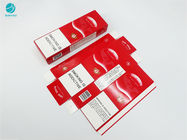 Caisses décoratives de carton de couleur rouge pour des produits du tabac de cigarette