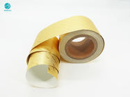Papier d'aluminium d'or gravant en refief de l'aluminium 8011 pour l'emballage intérieur de cigarette