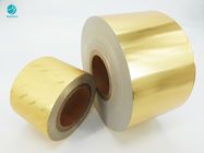 Logo Golden Aluminum Foil Paper de relief extérieur lisse pour le paquet de cigarette