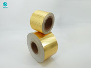 Papier d'aluminium fait sur commande d'aluminium du composé 114mm d'or pour l'emballage intérieur de cigarette