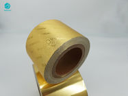 Papier d'aluminium en aluminium de estampillage chaud de l'or 8011 composés pour l'emballage de cigarette