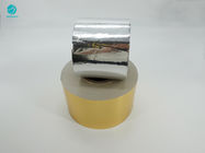 Papier d'or argenté de papier aluminium de paquet de cigarette avec la surface douce
