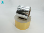 Papier d'aluminium en aluminium d'or argenté extérieur lisse pour le paquet de cigarette