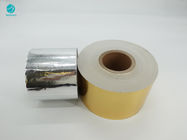 Papier d'aluminium en aluminium d'or argenté extérieur lisse pour le paquet de cigarette