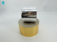 Papier d'aluminium en aluminium d'or argenté brillant lisse pour le paquet intérieur de cigarette
