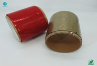 Couleur de larme de bande de taille collante auto- permanente de la bande 152mm rouge/claire/or