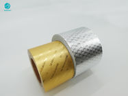 Papier de empaquetage de cigarette argentée d'or composée de papier d'aluminium de catégorie comestible