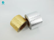 Le papier lumineux de papier aluminium de paquet de cigarette d'argent d'or avec conçoivent en fonction du client